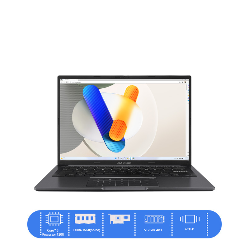 ASUS Vivobook 14 OLED X1405VA-LY303W 1K-INDIE BLACK – SCT Computer