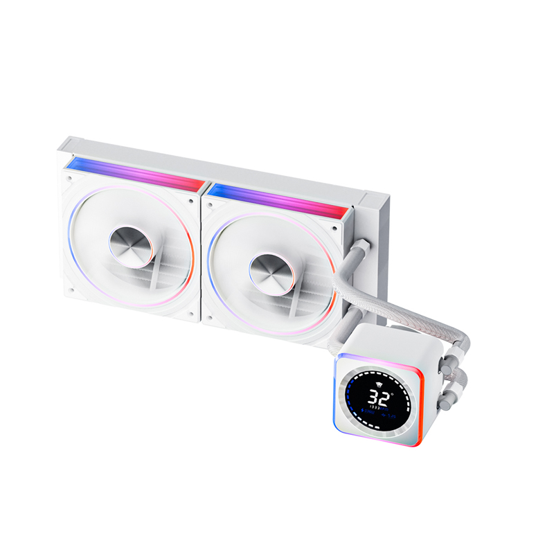 Jungle Leopard Astrobeat 240 Digital ARGB LiquidCooler White – SCT